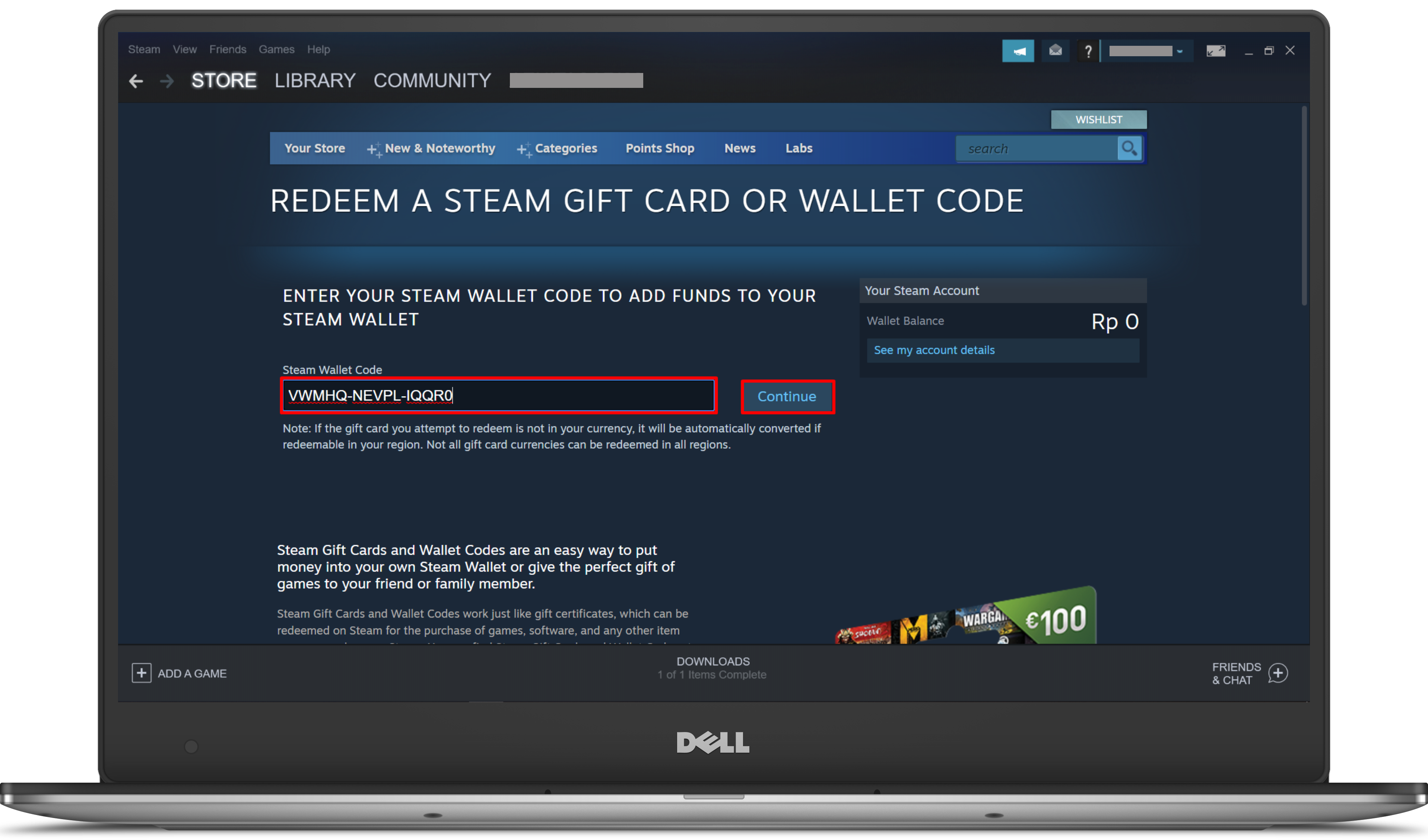 steam wallet to crypto