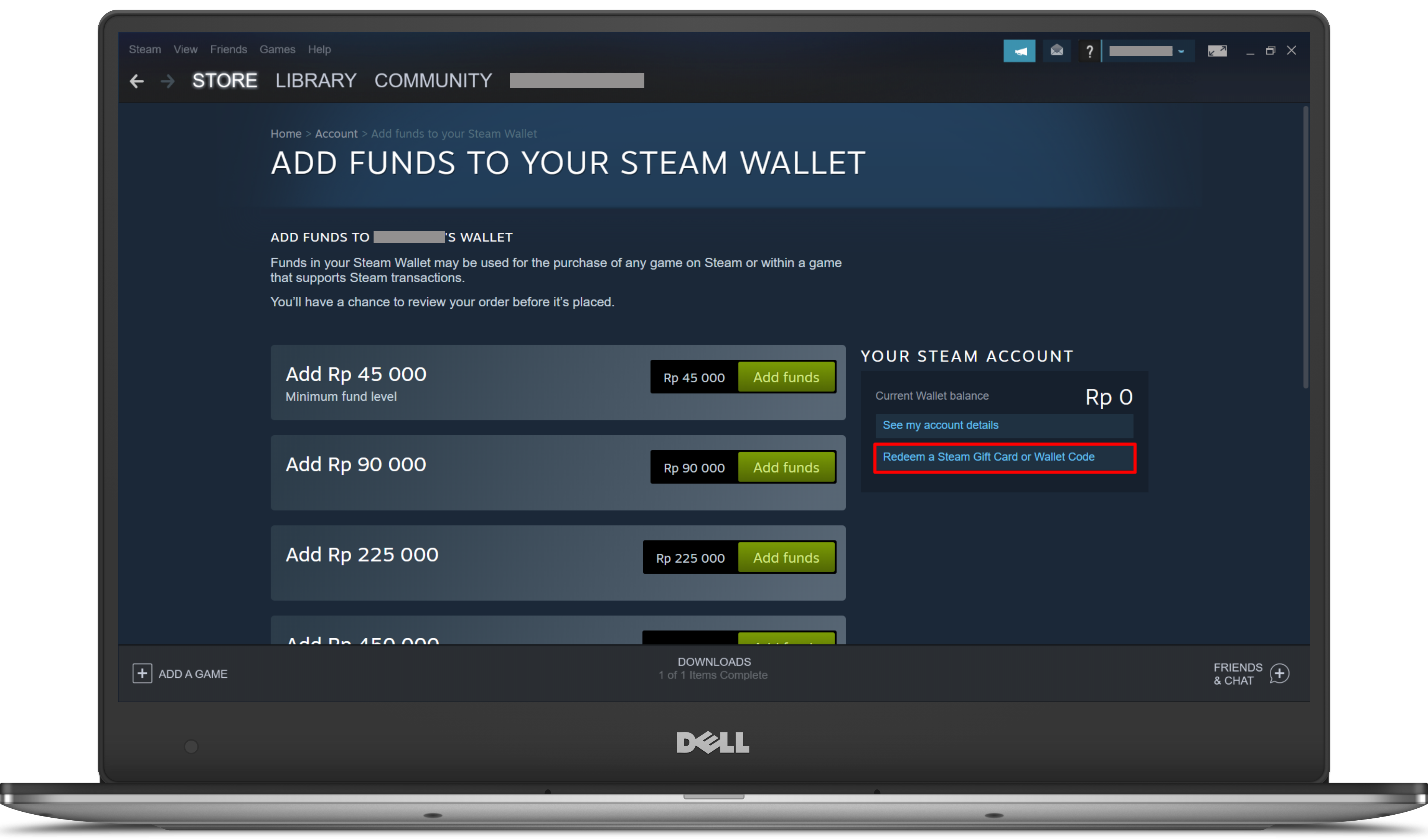 steam wallet to crypto